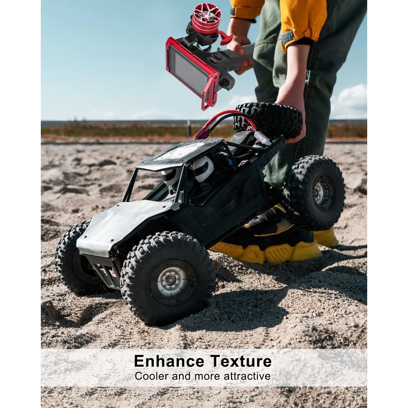 EMIHO Metal Transmitter Protector Frame and Base Wheel Kit Fit