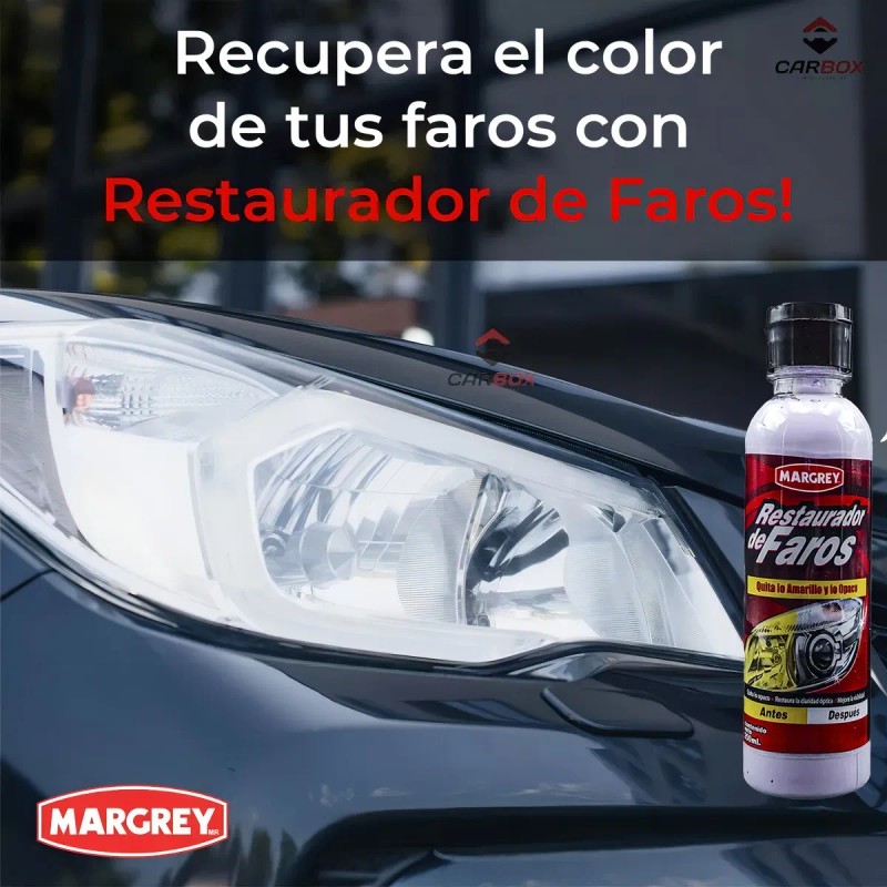 Restaurador Para Faros Pieza 250 Ml Margrey