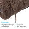 MECCANIXITY 328 Feet Garden Twine, 2mm Craft Jute Twine String