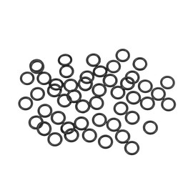 sourcing map Nitrile Rubber O-Rings 6.5mm OD 4.5mm ID 1mm Width, Metric Nitrile Rubber Sealing Gasket for Automotive Machine Plumbing, Pack of 50