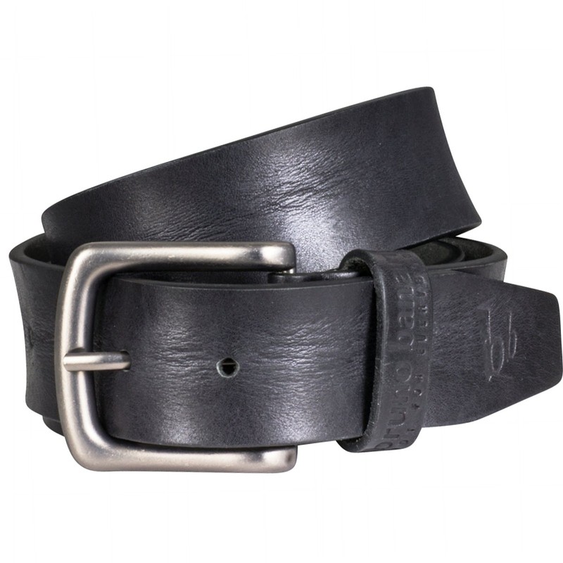 bruno banani Men's Leather Belt, black
