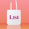 Tote bags - Tote option: Initial and name