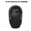 18V 3600mAh/3.6Ah Large Capacity Ni CD Battery for DC9096 with