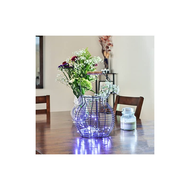 Wire Egg Basket - Vintage Style - By Trademark Innovations