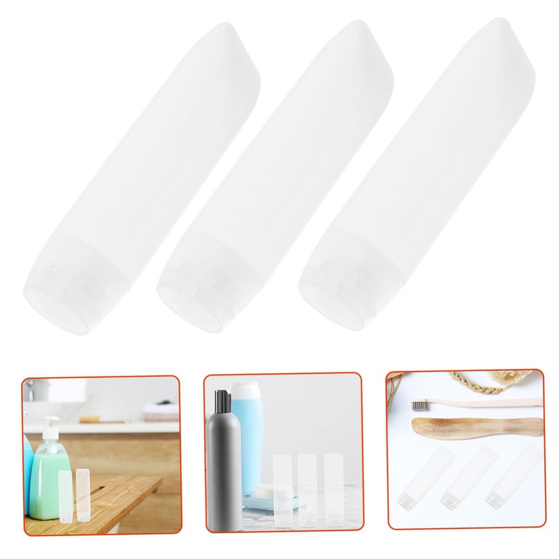 Healeved 30ml Mini Travel Bottles for Toiletries 6pcs Squeeze Bottles