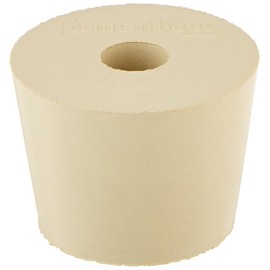 1 X Drilled Rubber Stopper #6.5 (Set of 3)