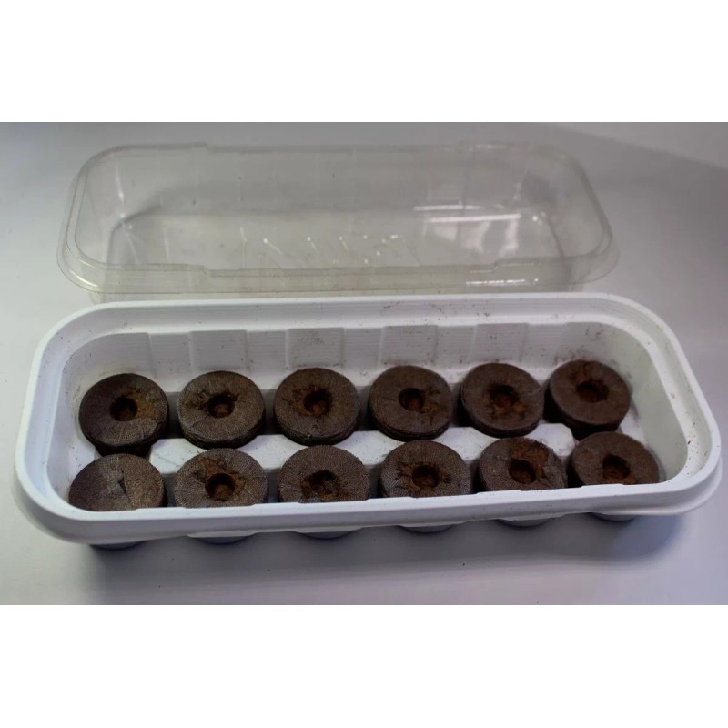 Hortaflor Mini Invernadero Domo 12 Peat Pellets Germinador