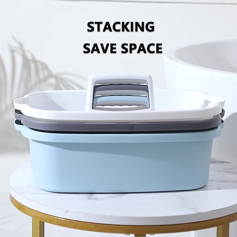JiatuA Large Cleaning Supplies Caddy Portable Shower Basket Supply Organizer