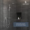 Santras® Shower Hose Premium Chrome