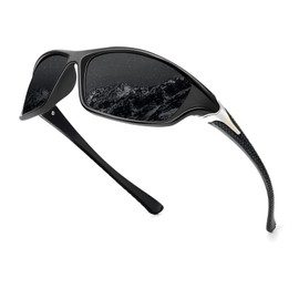 KALIYADI Mens-Sunglasses Polarized Sunglasses Men: Sports Sun Glasses with UV400 Protection for Fishing Driving KAS64-3V168