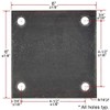 6" x 6" x 1/4" Hot Rolled A36 Steel Base