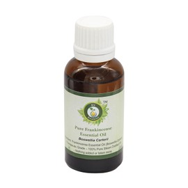 R V Essential Pure Frankincense Essential Oil 15ml (0.507oz)- Boswellia Carterii (100% Pure and Natural Steam Distilled)