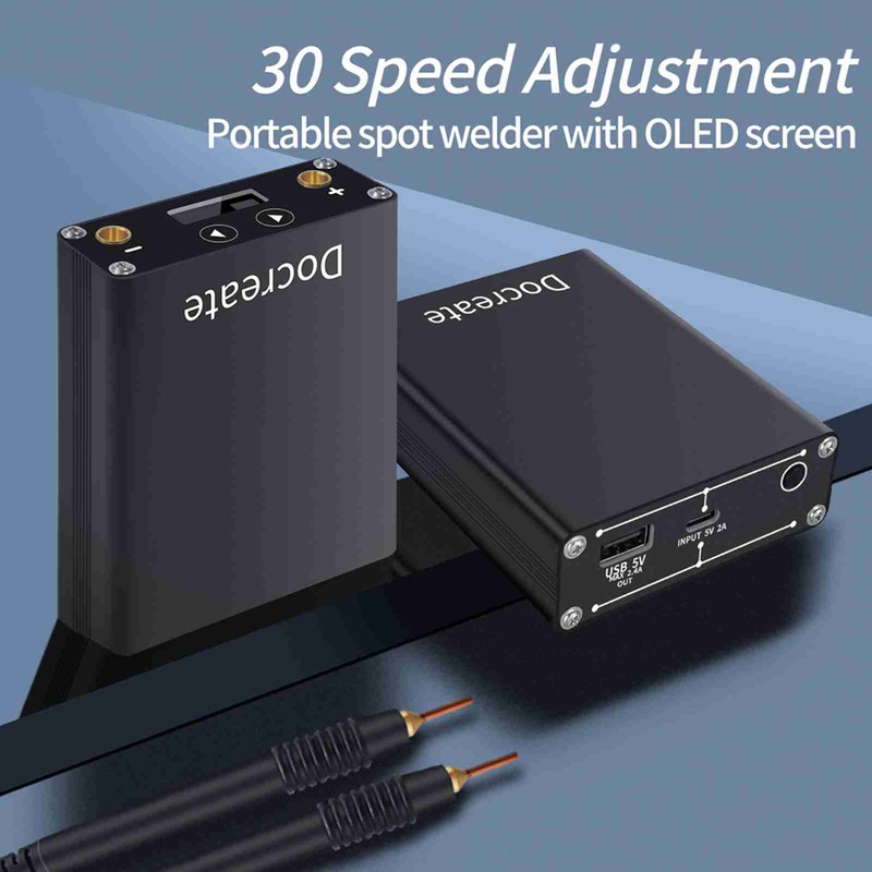 Mini Spot Welding Machine 30 Gears Power Adjustment 5500mAh Handheld
