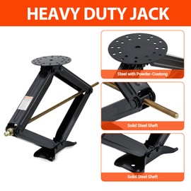 Set of 2 30" RV Stabilizer Jacks,7500LBS RV Trailer Stabilizer Jacks,Heavy Duty RV Leveling Jacks with Stable Base for Leveling & Stabilizering RV Travel Trailer Camper