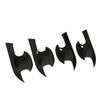 4PCs Car Exterior Door Handle Bowl Protector Glossy Black Cup