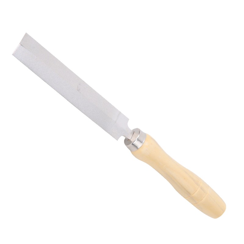 Diamond Rhombic File Wooden Handle Metal Glass Grinding Woodworking Garden