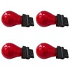 HaeKap 4Pcs 12V 5W 3157 Red Bright Light Bulbs for
