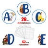 Seyal® Bauty & The Beast A-Z Alphabet Wall Sticker