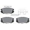 Textar 2458601 Brake Pad Set, disc brake