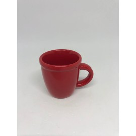 M&M's World Logo Red Solid Shot Glass Mini Mug New