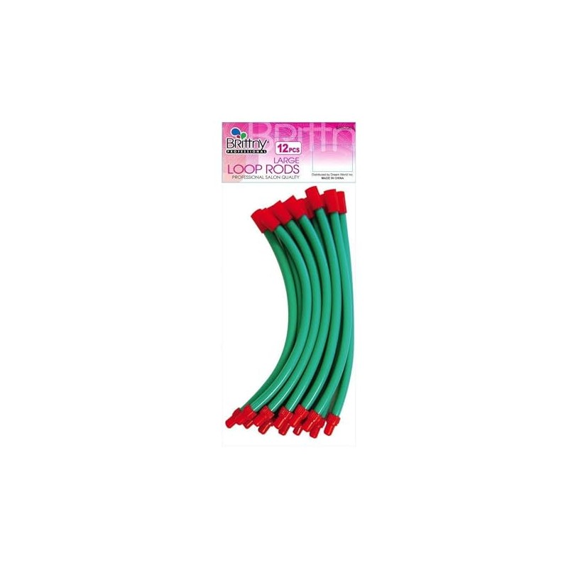 Brittny Loop Rods-Green 12 Count Large (Pack of 1)
