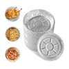 Aluminium Pan 7" (50 Pack) Round Disposable Foil Pans With