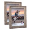 Rustic Barnwood Picture Frames 8.5x11 - Set of 2 -