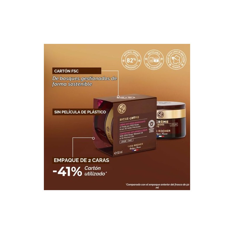 Yves Rocher Riche Créme: Crema Facial De Día Nutri Regeneradora