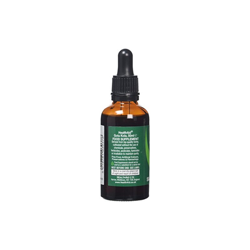 HealthAid Gotu Kola (Hydrocotyle asiatica) Vegan Liquid 50ml