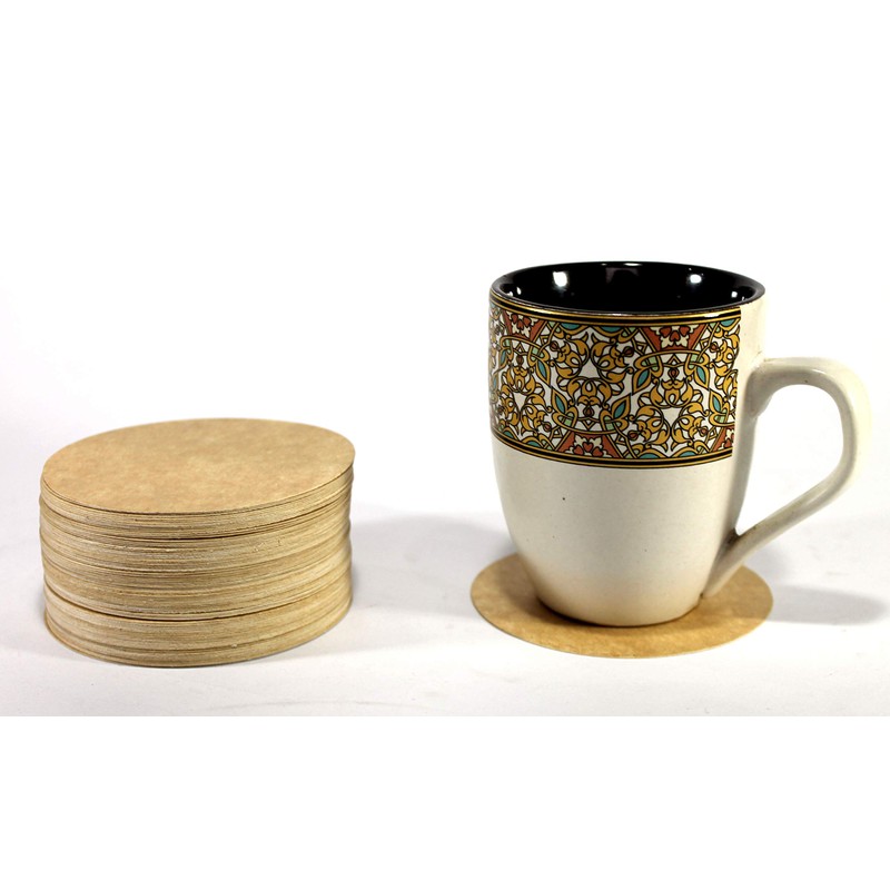 esplanade Disposable Printed Paper Coasters (Set of 100)- Use and