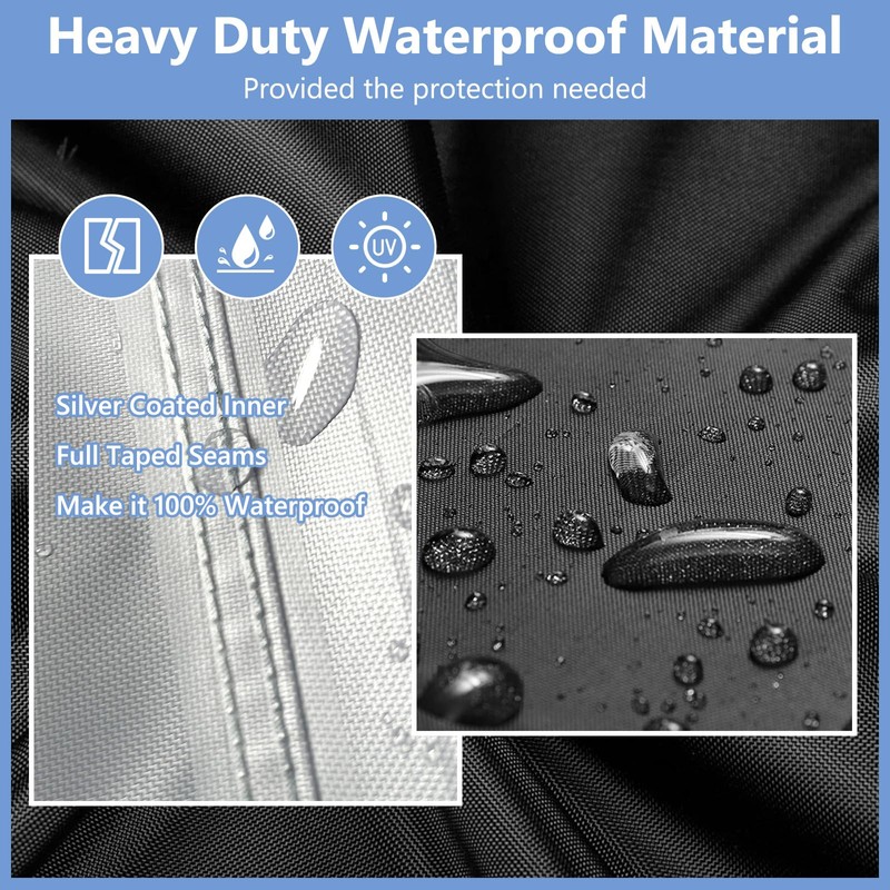 HIGHTQURO Portable Hot Tub Cover with Heater Pump Cover,Full Coverage