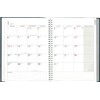 Hakubunkan 2025 B5 Weekly Desk Planner, Monday, Black, No.247 (Begins