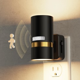 L LOHAS LED Night Light, Motion Sensor Night Light Plug into Wall, 2 Pack, Soft White 3000K, Modern Night Light Plug in, 0-100LM, Motion Sensor Light Indoor for Bedroom Bathroom Hallway Stairs