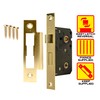TSS Polished Brass Bathroom Lock 3" (79mm) Bathroom Door Lock