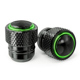 ZEXDDI Set of 2 Motorcycle CNC Tyre Valve Caps for Ka-Wasaki Z900 Z750 Z650 Z400 Z500 Z1000 Z800 Ninja 400 500 650 1000SX ZX4R ZX6R ZX10R Versys650