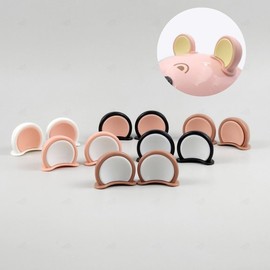 Teddy Bear Ear Helmet Charms Helmet Accessories Helmet Decorating 1 Pair / 곰돌이 귀 헬멧장식 헬멧 악세사리 하이바 꾸미기 1쌍