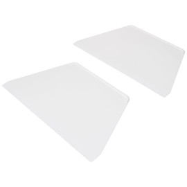 FM PROFESSIONAL Fmprofessional 21548 Dough Scraper, 2 Units, Polyethylene, White, 50 x 50 x 20 cm