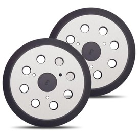 2 Pack Sander Pad Compatible with Dewalt, 5 Inch 8 Hole Hook and Loop Sander Replacement Metal Pad for 151281-08 DW4388 DW421 DW423 D26451 D26453 DW422 DW426 D26450 D26456 Random Orbital Sander