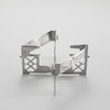 Camping Moon AS-ST+GT-3-DFP Alcohol Burner, Multi-cross Trivet, Stainless Steel Trivet,