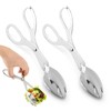 2 Pack Salad Tongs Food Grade 7.87 Inch Scissor Tongs
