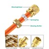 Brass Hose Coupling Set, ERKOON 1/2 Inch Garden Hose Quick