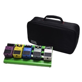 Gator Cases Aluminum Guitar Pedal Board with Carry Bag; Small: 15.75" x 7" | Green (GPB-LAK-GR)
