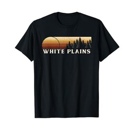 White Plains, MD Vintage Evergreen Sunset Eighties Retro T-Shirt