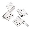 Solid Base Metal Hinges, Flag Hinges, Stainless Steel Hinges, 360°