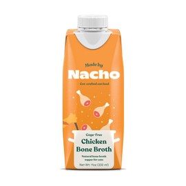Made by Nacho Bone Broth Cat Food Topper for Hydration and Picky Eaters - Add Protein and Flavor to Your Dry Cat Food – Supports Optimal Nutrition, Digestion, Skin & Coat, 11 oz. Chicken