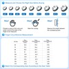 SEEKZERO Smart Ring for Women Men - Titanium Health Fitness