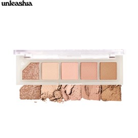 UNLEASHIA Mood Shower Eye Palette 3.7g, Color:01 Vanilla Shower