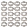 ECSiNG 20PCS M6 Wedge Manganese Steel Washers Double Stack Locking