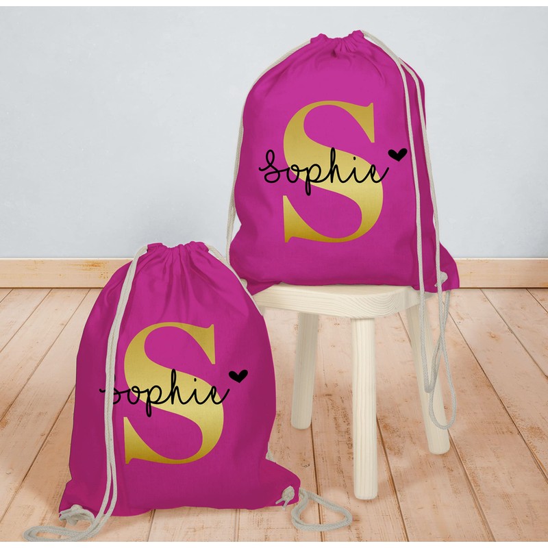 Geschenk mit Namen personalisiert by Shirtracer - Gym Bag Backpack
