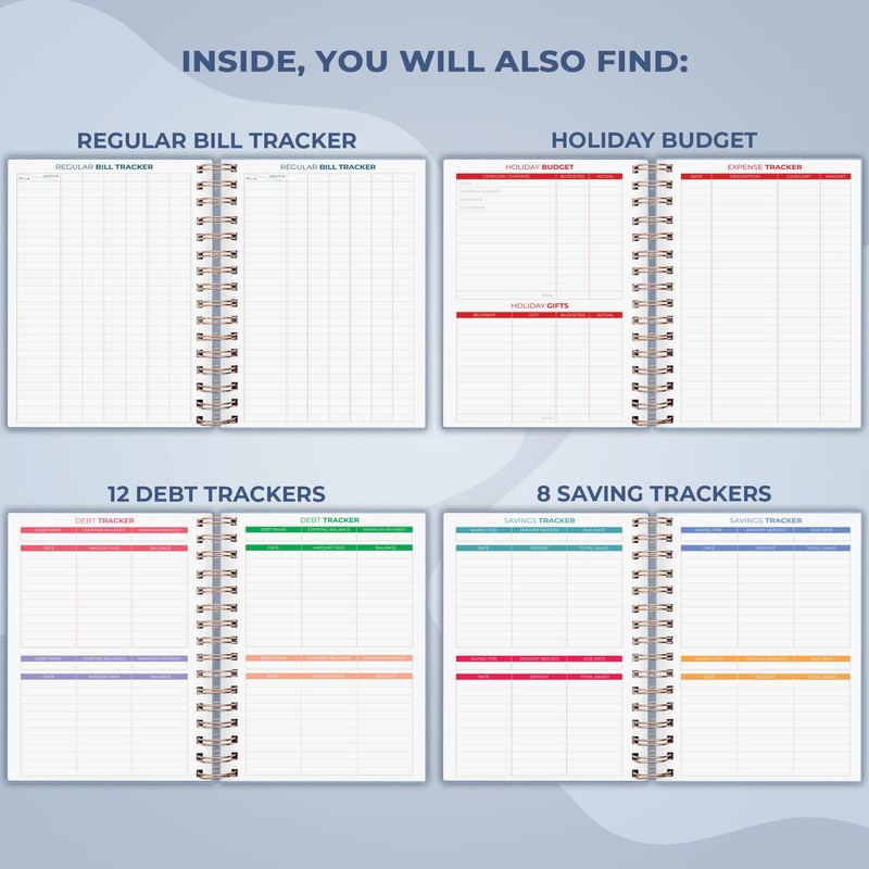 Clever Fox Budget Planner & Monthly Bill Organizer With Pockets.